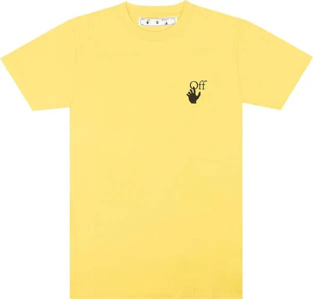 Футболка Off-White Spray Marker Short-Sleeve T-Shirt 'Yellow', желтый