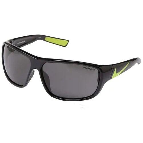 Солнцезащитные очки NIKE EV0781-071, черный, зеленый