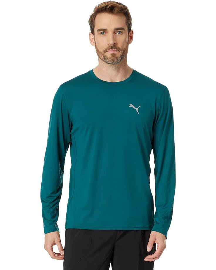 Футболка PUMA Run Cloudspun Long Sleeve, цвет Malachite