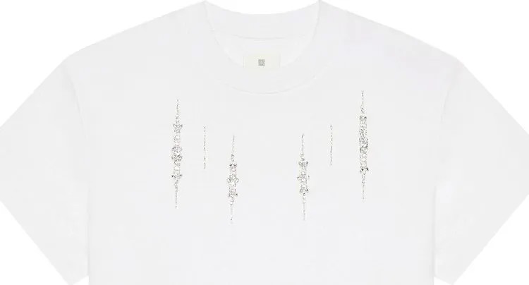 Футболка Givenchy Slim  'White/Silver', разноцветный