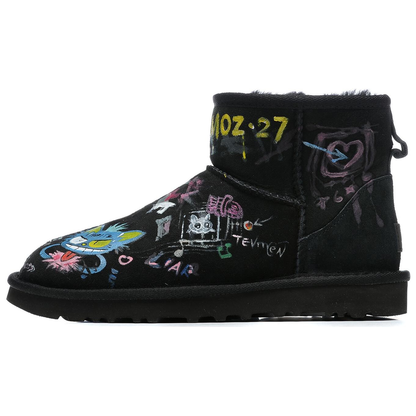Зимние ботинки женские черные Ugg