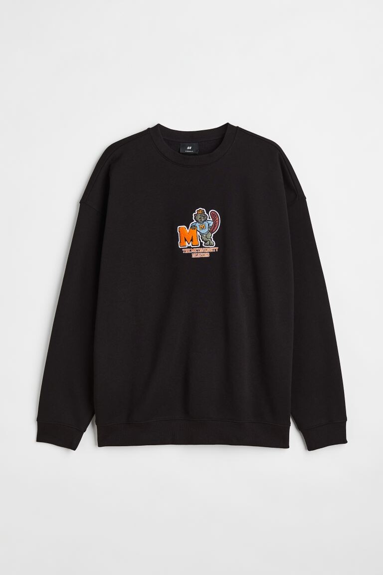 Толстовка оверсайз H&M