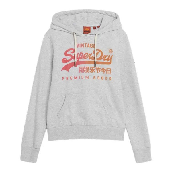 Худи Superdry Tonal Vl Graphic, серый