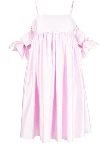 Vivetta платье с объемным бантом, розовый