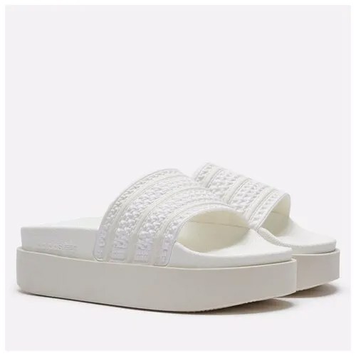 Женские сланцы adidas Originals Adilette Bonega белый , Размер 40.5 EU