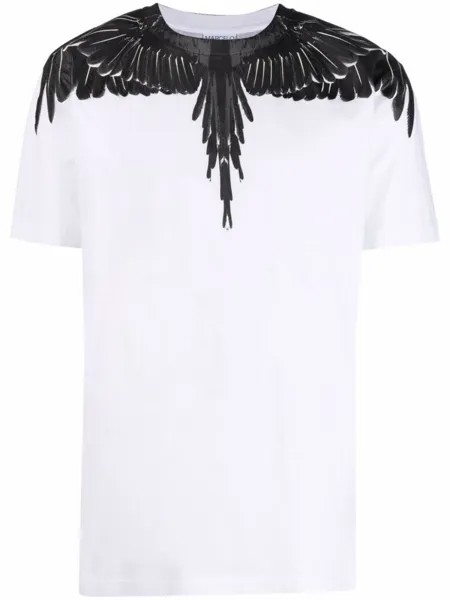 Marcelo Burlon County of Milan футболка с принтом Wings, белый