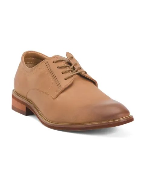 Мужские кожаные повседневные оксфорды на шнуровке Steve Madden, цвет Tan