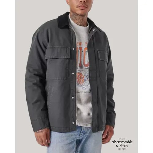 Куртка Abercrombie & Fitch, размер XL, серый