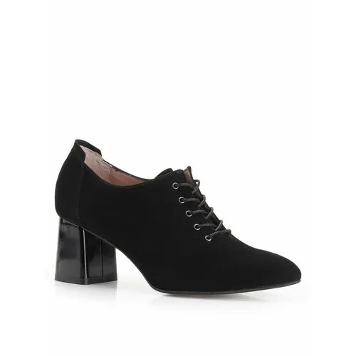 Туфли Belwest женские кожаные закрытые, размер 36, черный