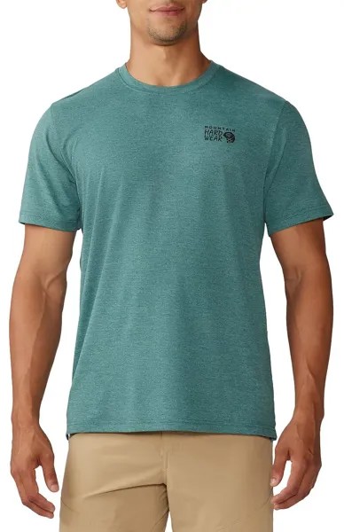 Мужская рубашка Mountain Hardwear Sunblocker с коротким рукавом, голубой