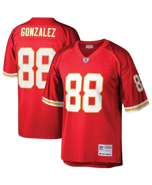 Футболка Mitchell & Ness Men's Tony Gonzalez Red Kansas City Chiefs Legacy, красный