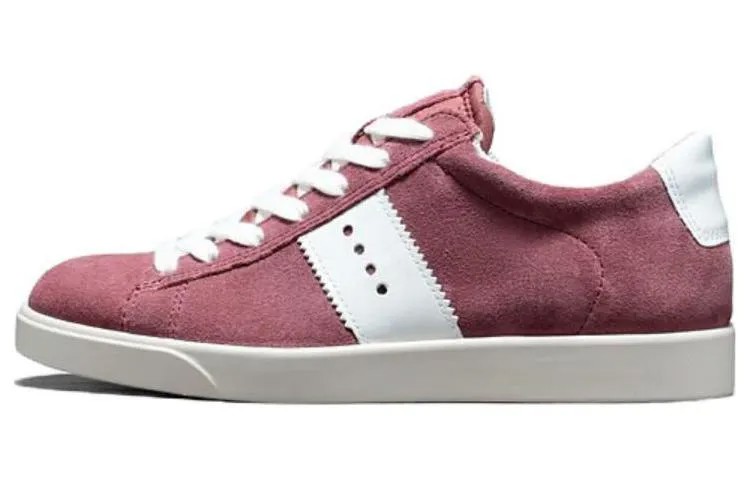 Кроссовки ecco Skateboarding Shoes Women's Low-top White/Red, белый/красный