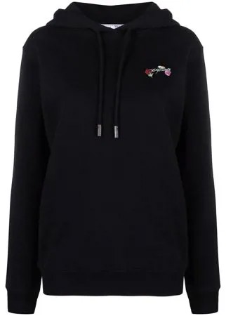 Off-White худи с цветочной вышивкой и логотипом Arrows