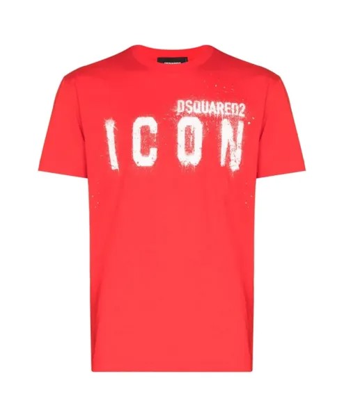 Футболка с логотипом Dsquared2, красный