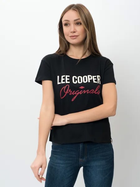 Футболка женская Lee cooper MT4A119348AS2LC черная M