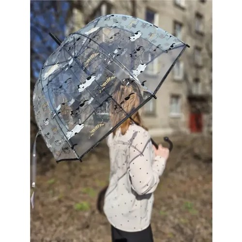 Зонт-трость GALAXY OF UMBRELLAS, серый