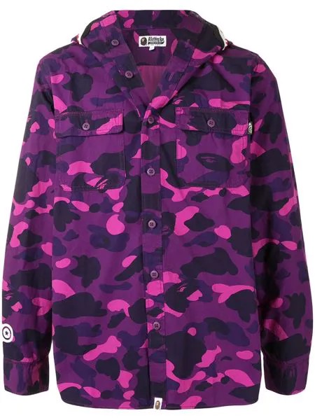A BATHING APE® куртка Colour Camo Shark с капюшоном