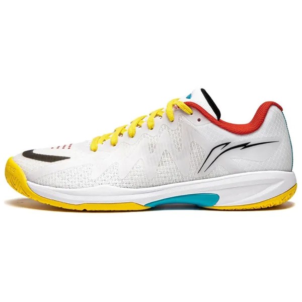 Кроссовки LINING Table Tennis Series Training Shoes Unisex Low-top White/Yellow, белый/желтый