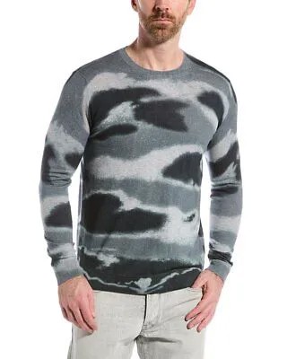 Хлопок осень кашемир кислотная стирка кашемировый свитер с круглым вырезом мужской свитер