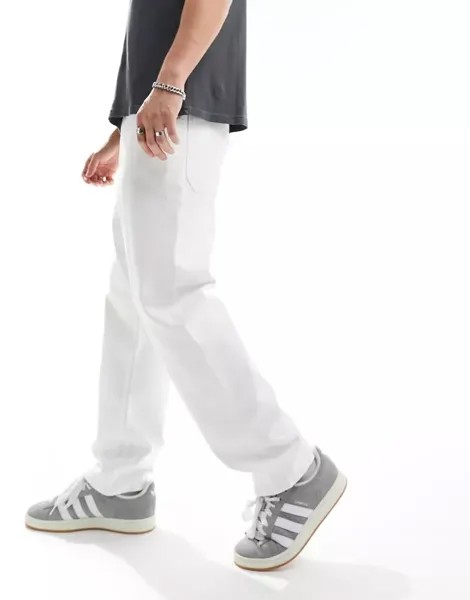 Белые скейтерские джинсы Tommy Jeans