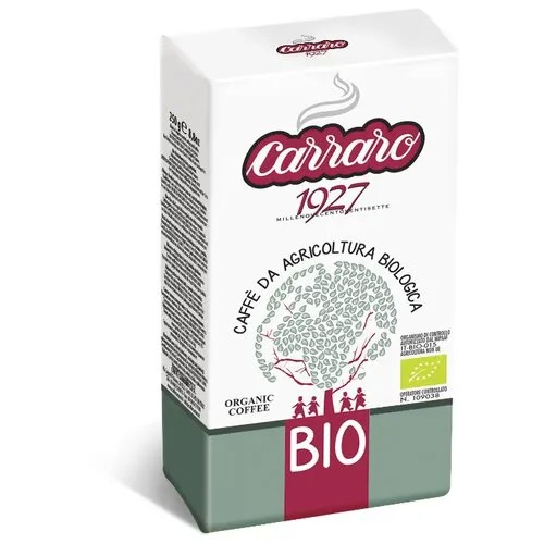 Кофе молотый Carraro BIO, 250 г