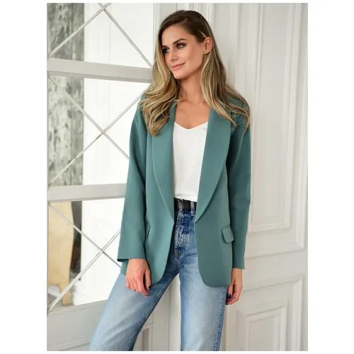 Пиджак AnyMalls, размер 46, зеленый