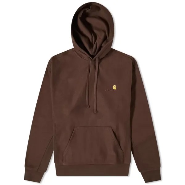 Свитер Carhartt Wip Hooded American Script, цвет Tobacco