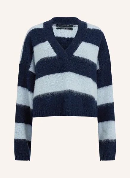 Укороченный свитер lou Allsaints, синий