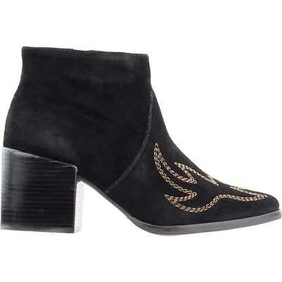 Женские черные повседневные ботинки Matisse Vox Embroidery Boots VOX-BKX