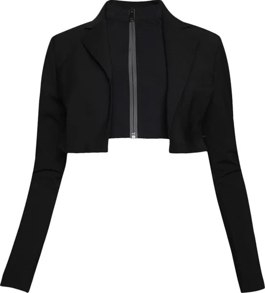 Куртка Coperni Hybrid Cropped Tailored Jacket 'Black', черный