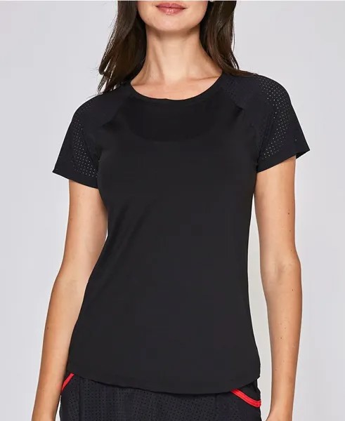 Женская футболка Performance с короткими рукавами L'Etoile Sport, черный