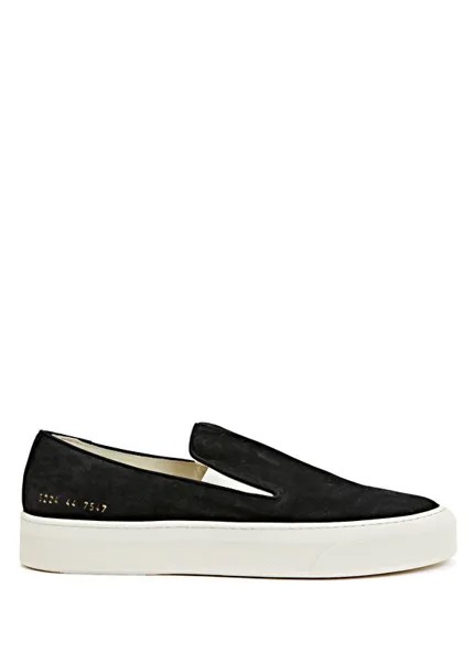 Мужские кожаные кроссовки Common Projects, черный