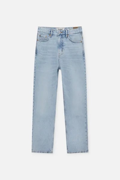 Джинсы Pull & Bear Relaxed Fit, бледный индиго
