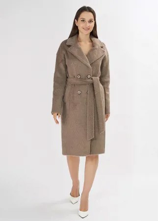 Пальто женское MTFORCE 42114 коричневое 46 RU