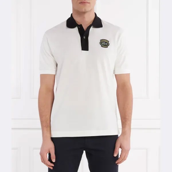Классическая рубашка-поло Lacoste, белый
