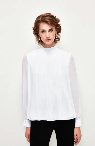 Блузка Pleated Blouse, adL, цвет light beige