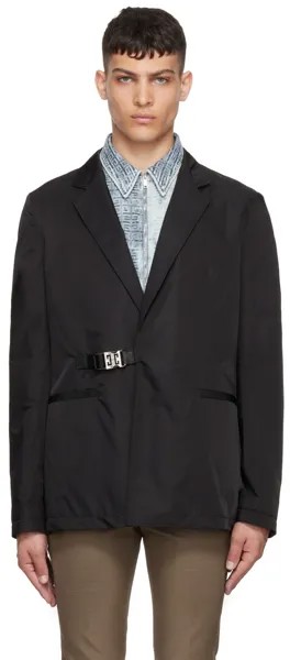 Черный пиджак из полиэстера Givenchy