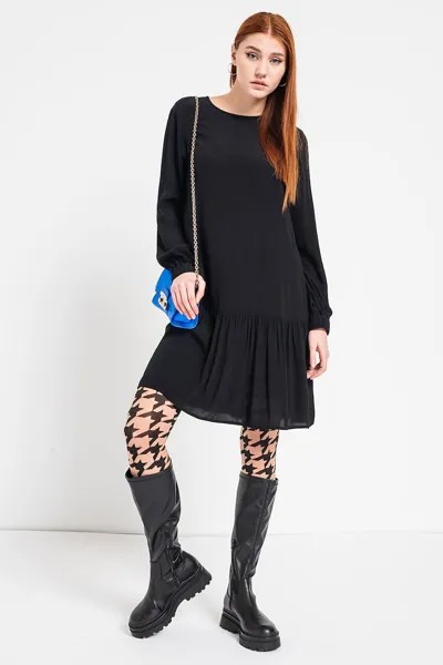 Платье с разрезным подолом Esprit, черный