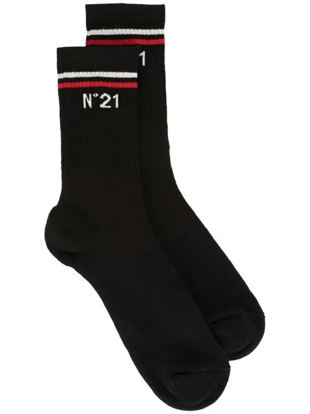 Nº21 носки с принтом логотипа