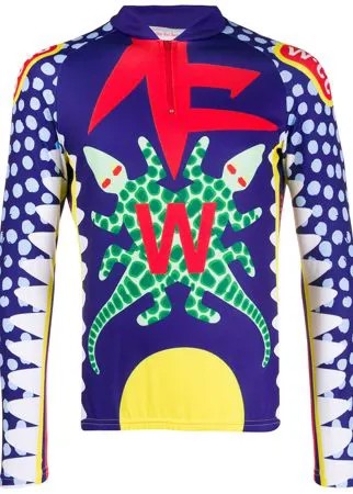 Walter Van Beirendonck Pre-Owned спортивная футболка 2014/15-х годов Crossed Crocodiles Growl