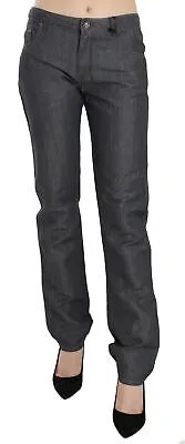 CNC COSTUME NATIONAL Джинсы Синие прямые джинсовые брюки со средней талией s. W26 Рекомендуемая розничная цена 400 долларов США.