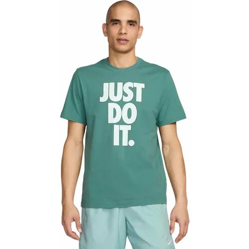 Футболка спортивная NIKE, размер 2XL, зеленый