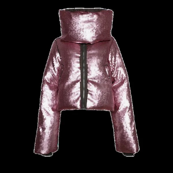 Куртка Rick Owens Funnel Neck 'Dust/Pink', розовый