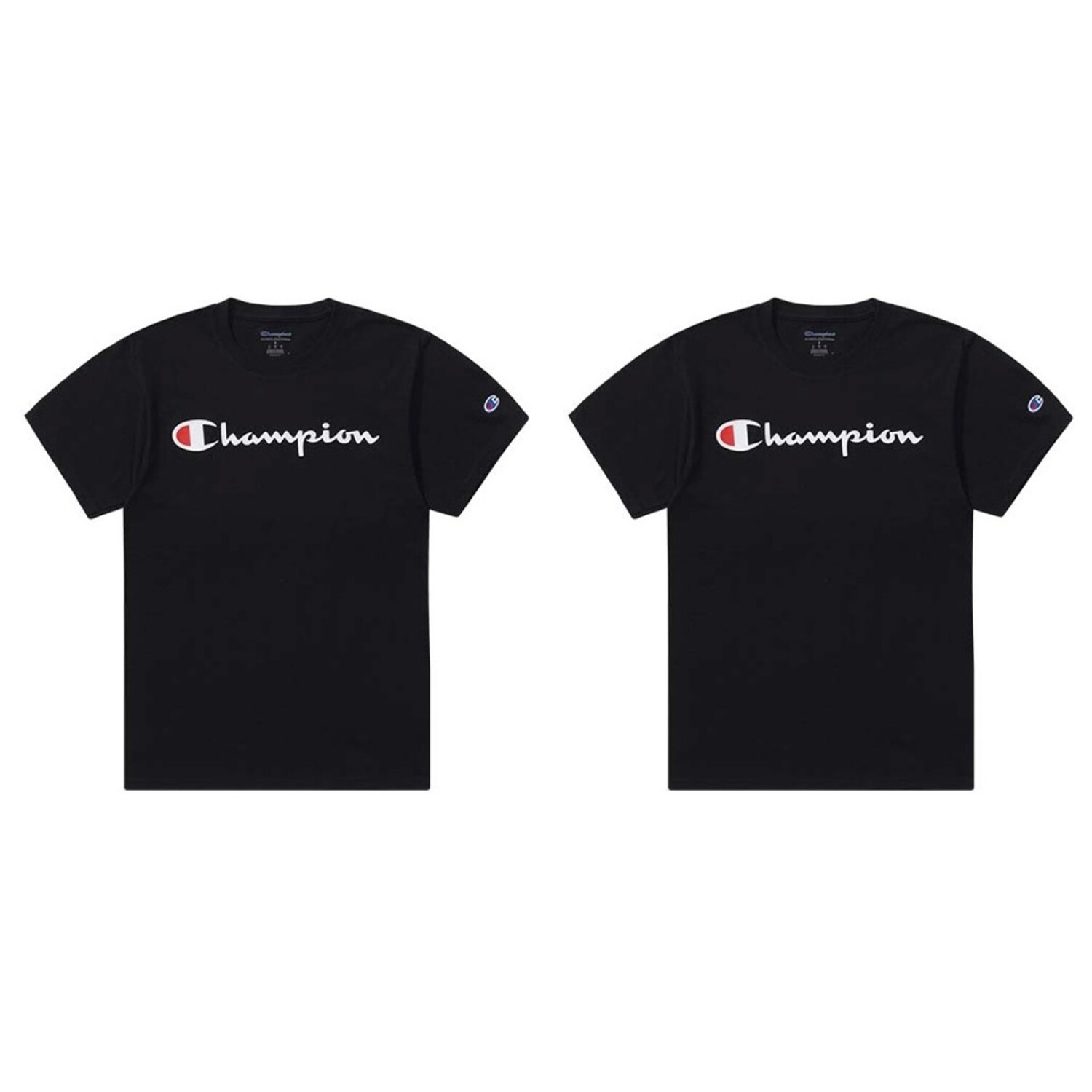Футболка «Чемпион» унисекс Champion, цвет Black and Black
