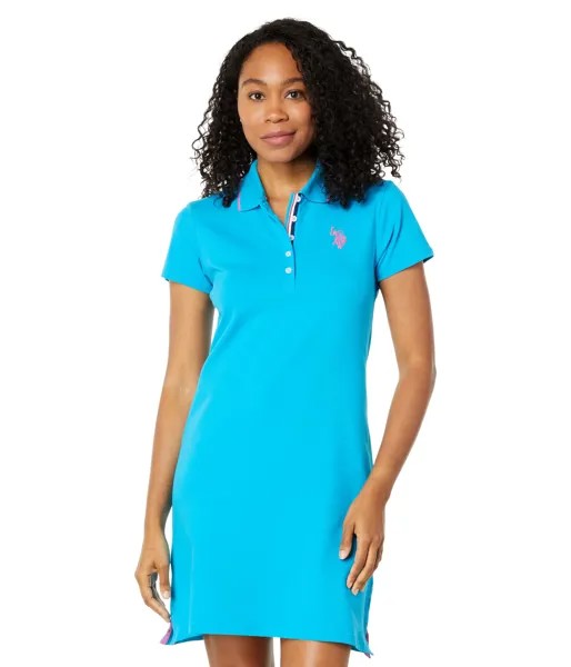 Платье U.S. POLO ASSN., Solid Polo Dress