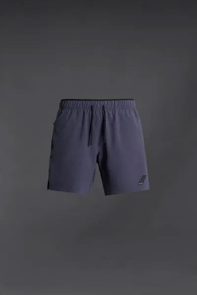 Текстурированные тренировочные шорты ZARA, фиолетовый