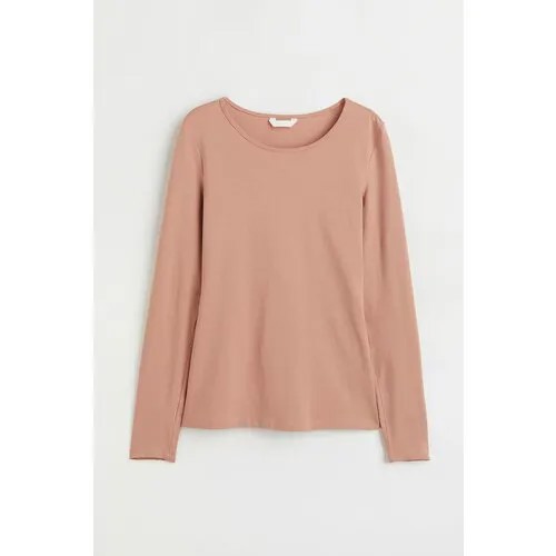Лонгслив H&M, размер M, бежевый