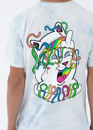 Футболка RIPNDIP Acid Playdo Tee Light Blue Cloud Wash 2021