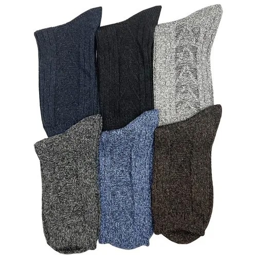 Комплекс носки мужские классические, теплые 6 пара