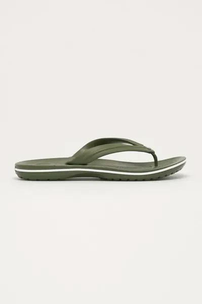 Шлепанцы Crocband Flip Crocs, зеленый